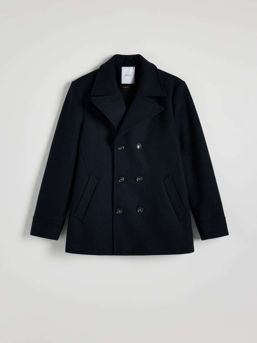 Wool blend coat - navy - RESERVED - 8