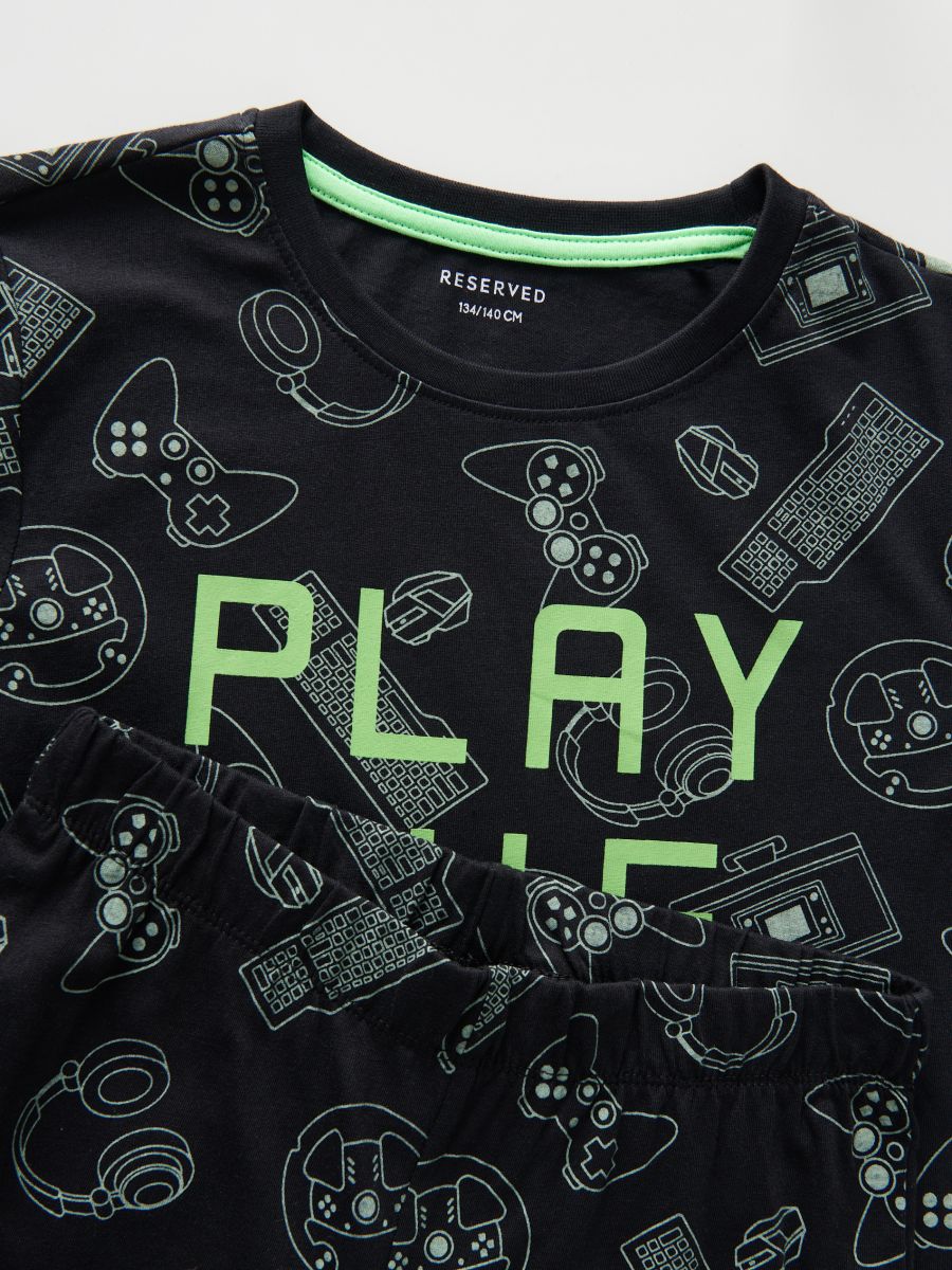 Printed pyjamas - black - RESERVED - 6