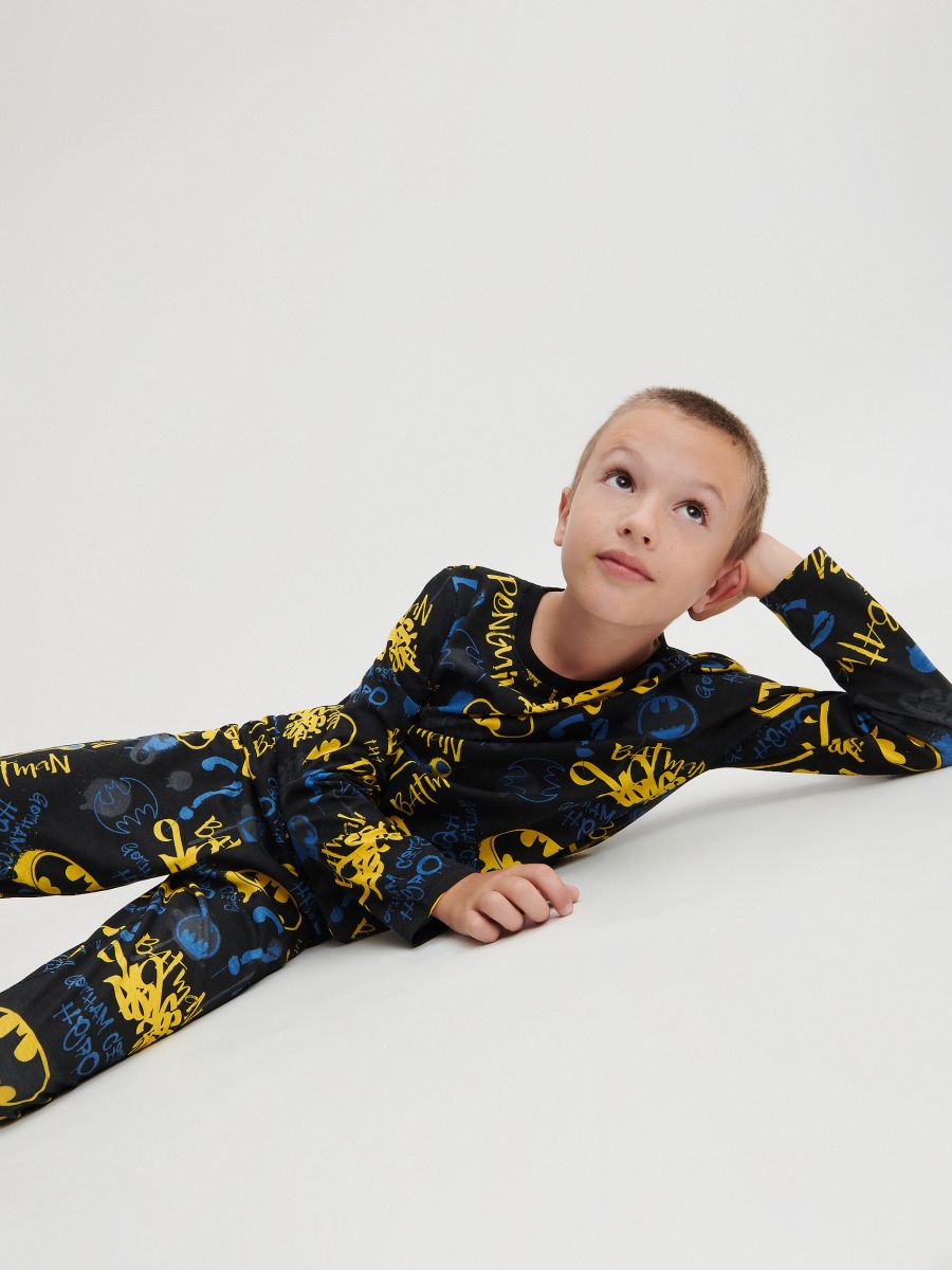 Batman-pyjamassæt i to dele - sort - RESERVED - 5