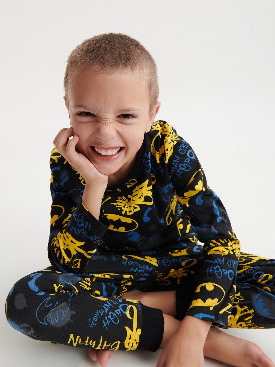Batman-pyjamassæt i to dele - sort - RESERVED - 6