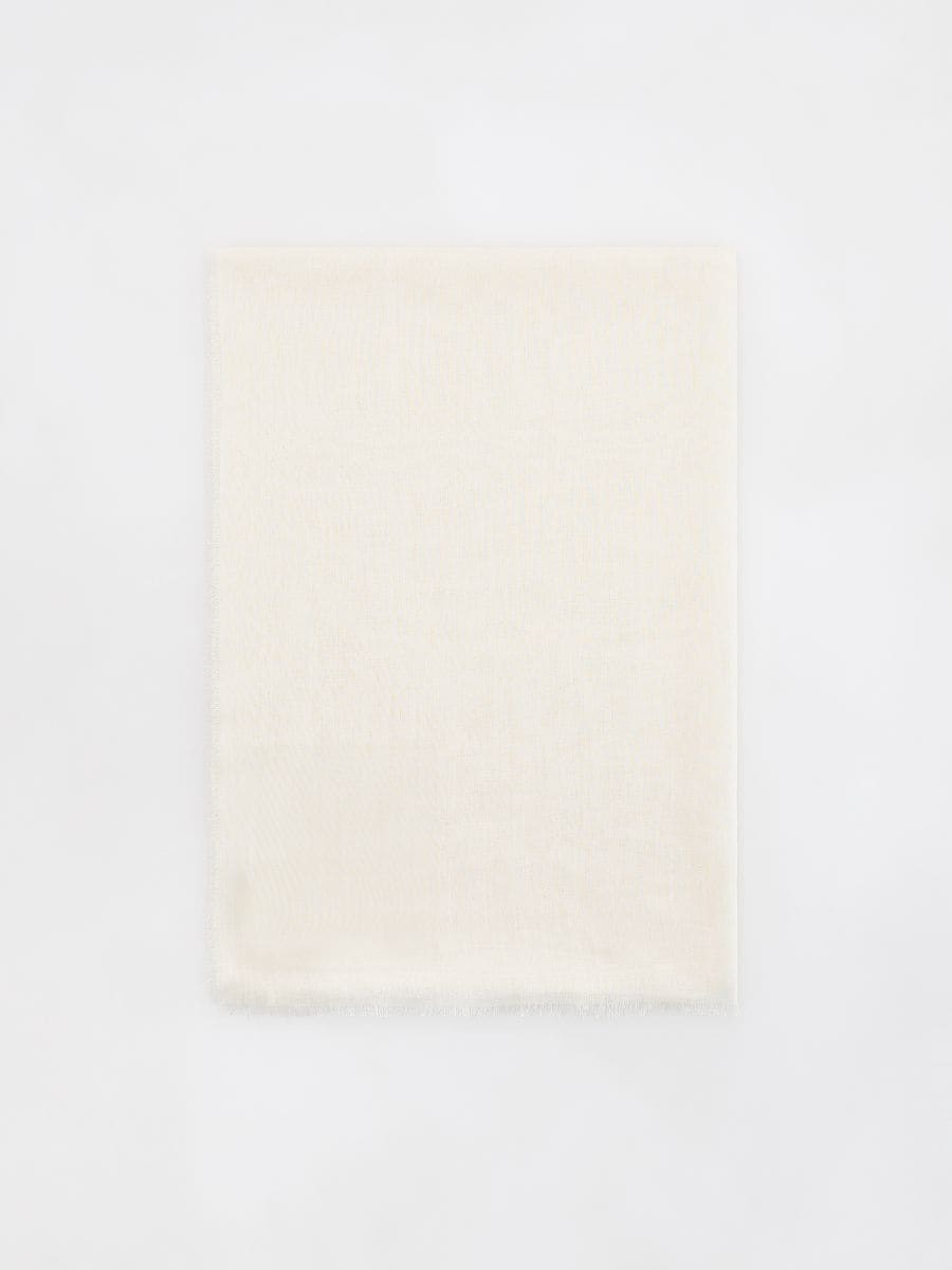 Smooth modal scarf - cream - RESERVED - 3