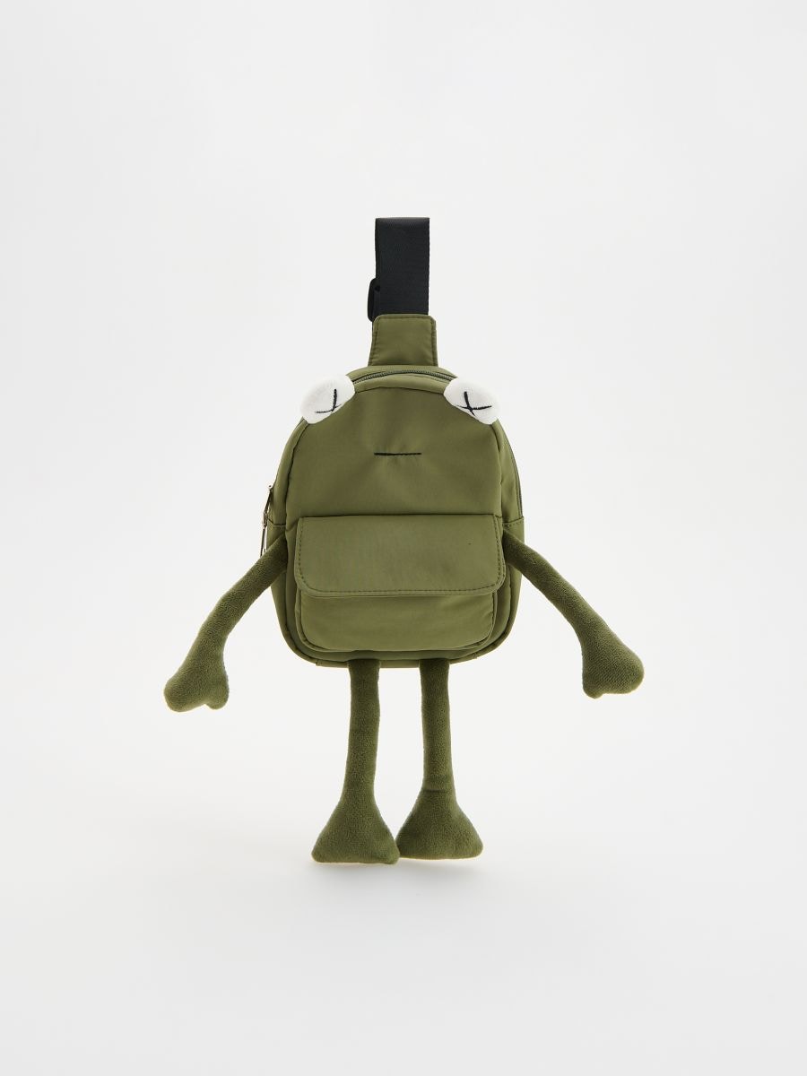 CHILDREN`S HANDBAG - verde scuro - RESERVED