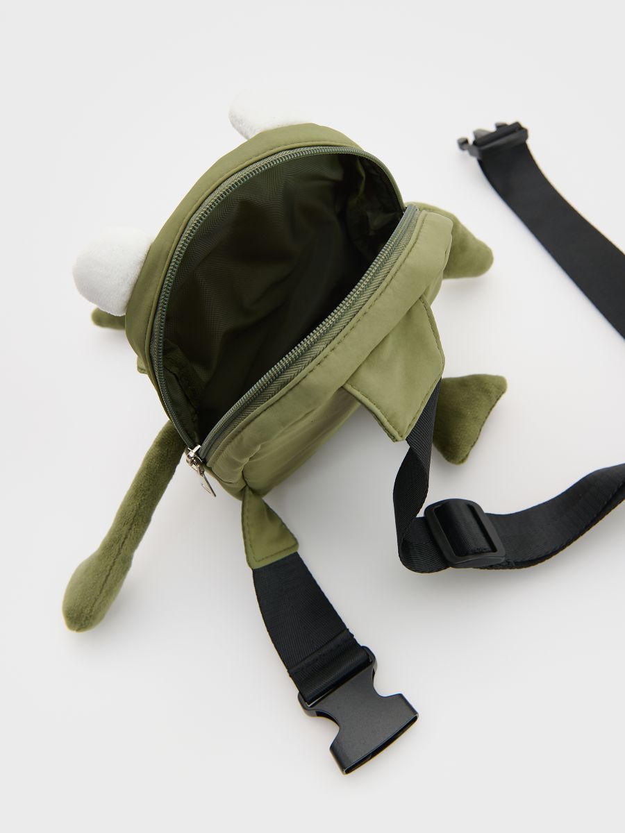 Frog-shaped bag - dark green - RESERVED - 3
