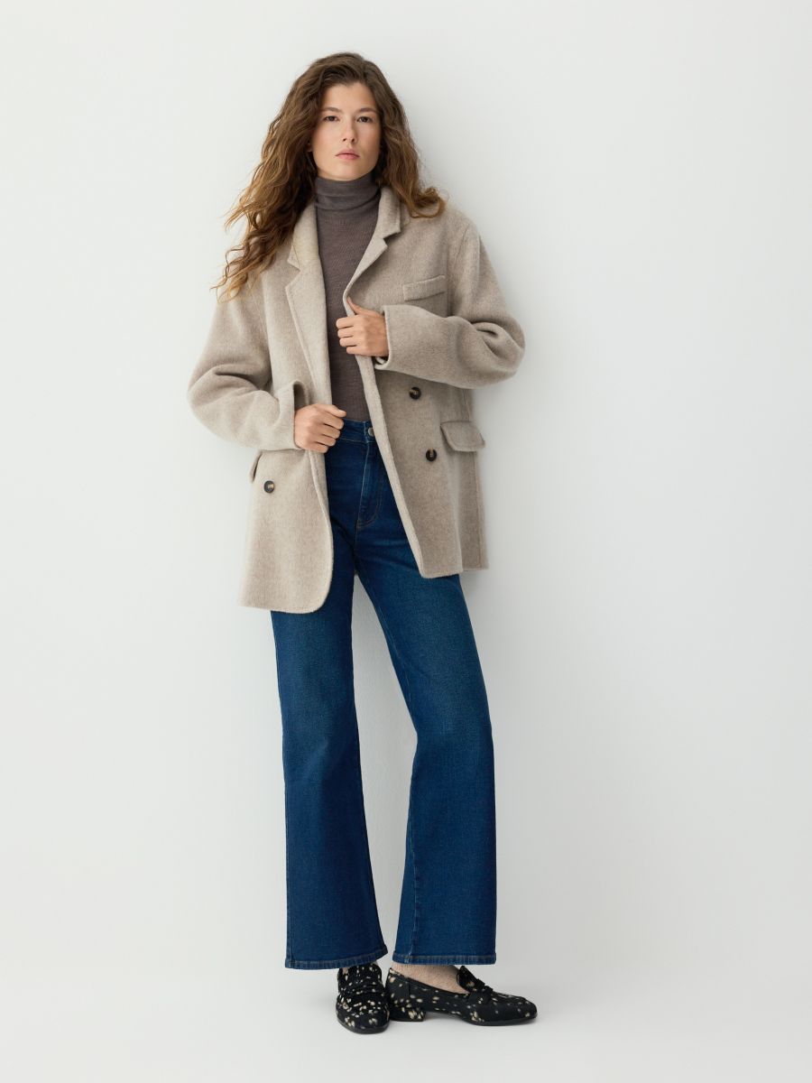 LADIES` BLAZER - light grey - RESERVED