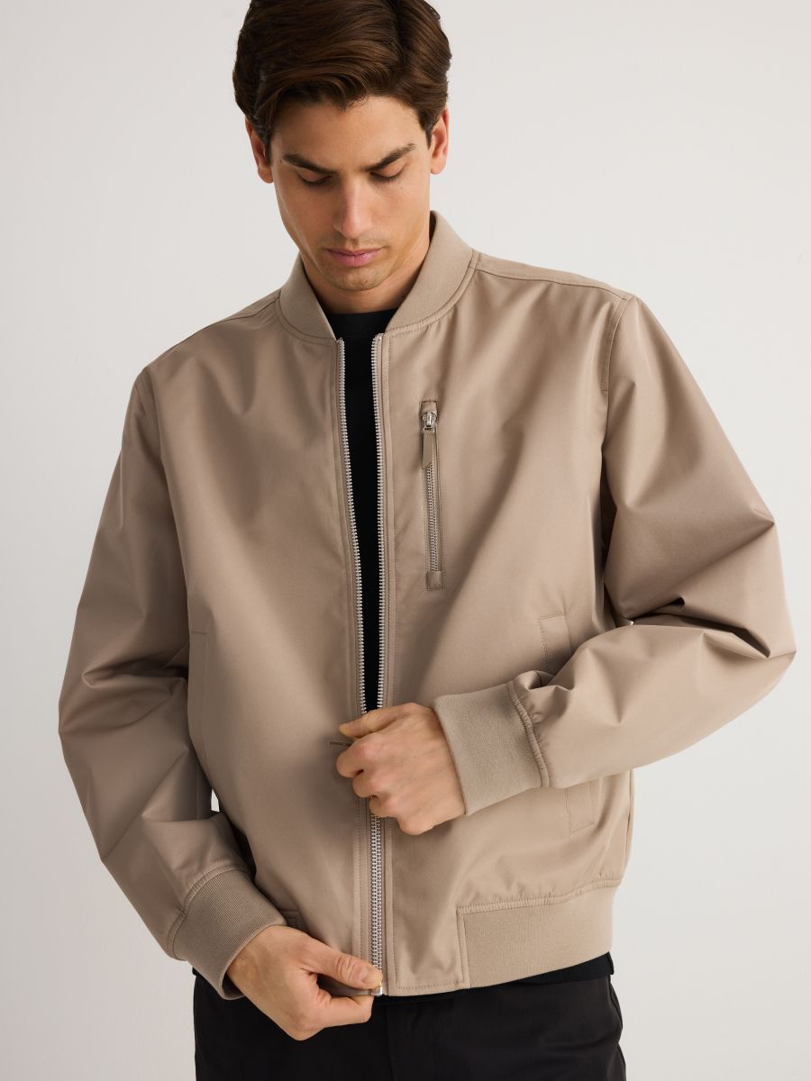 Water-resistant jacket - beige - RESERVED