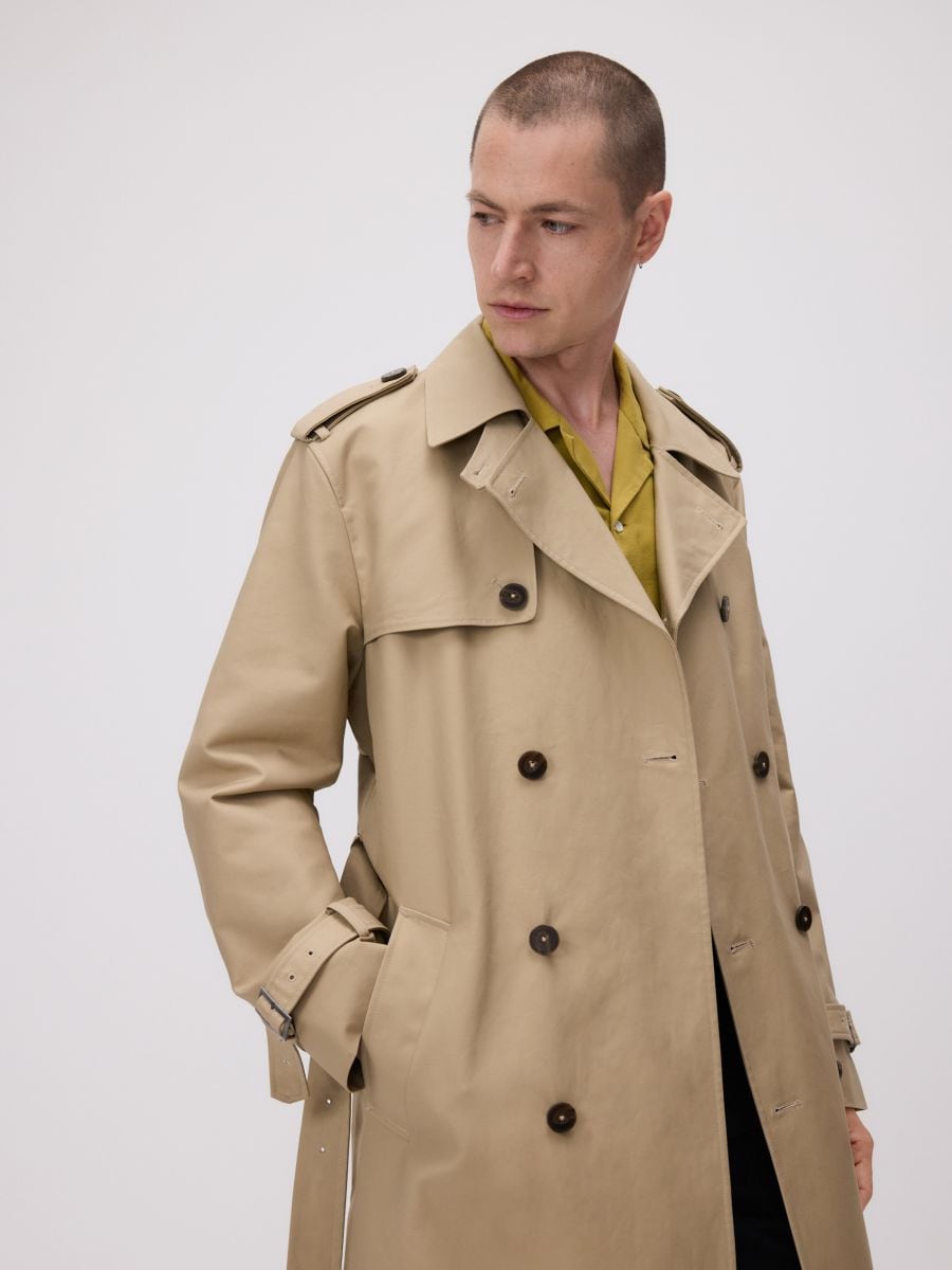 Classic trench coat - beige - RESERVED - 6