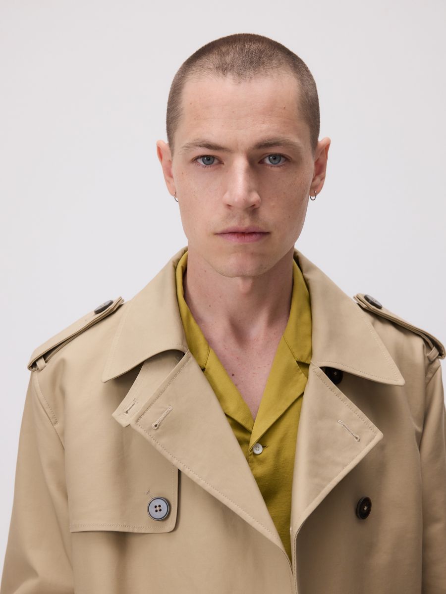 Classic trench coat - beige - RESERVED - 5