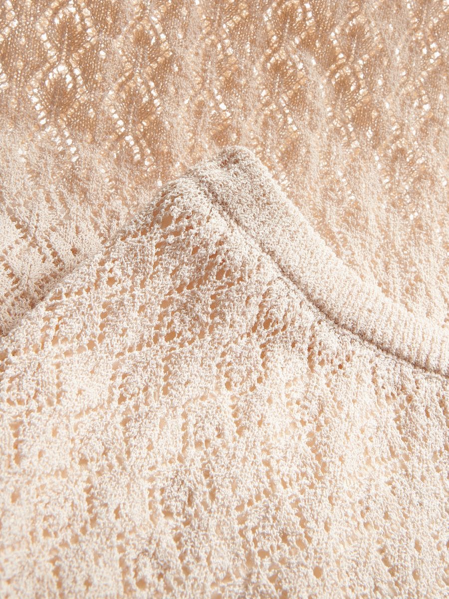 Gestrickter maxirock - beige - RESERVED - 6