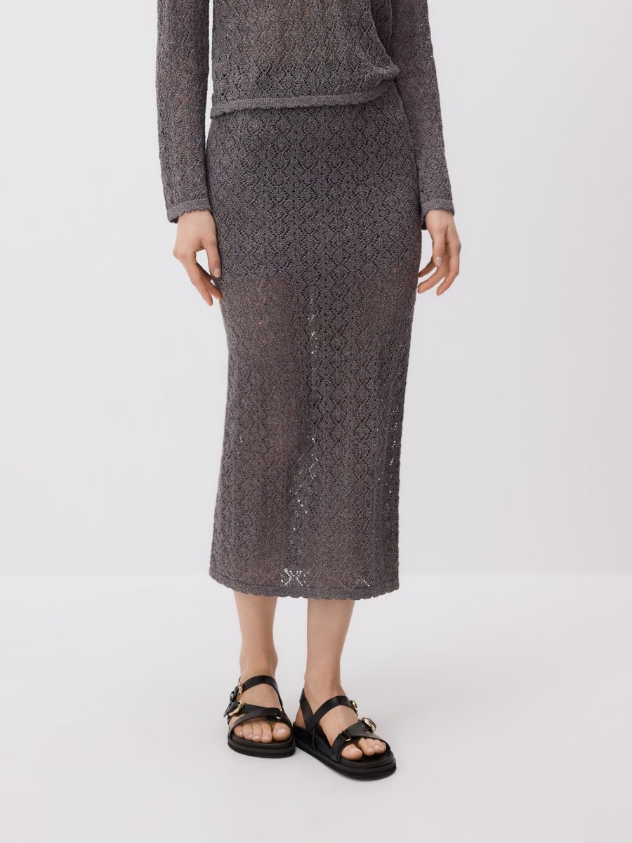 Pleteno maxi krilo - rjava - RESERVED - 2