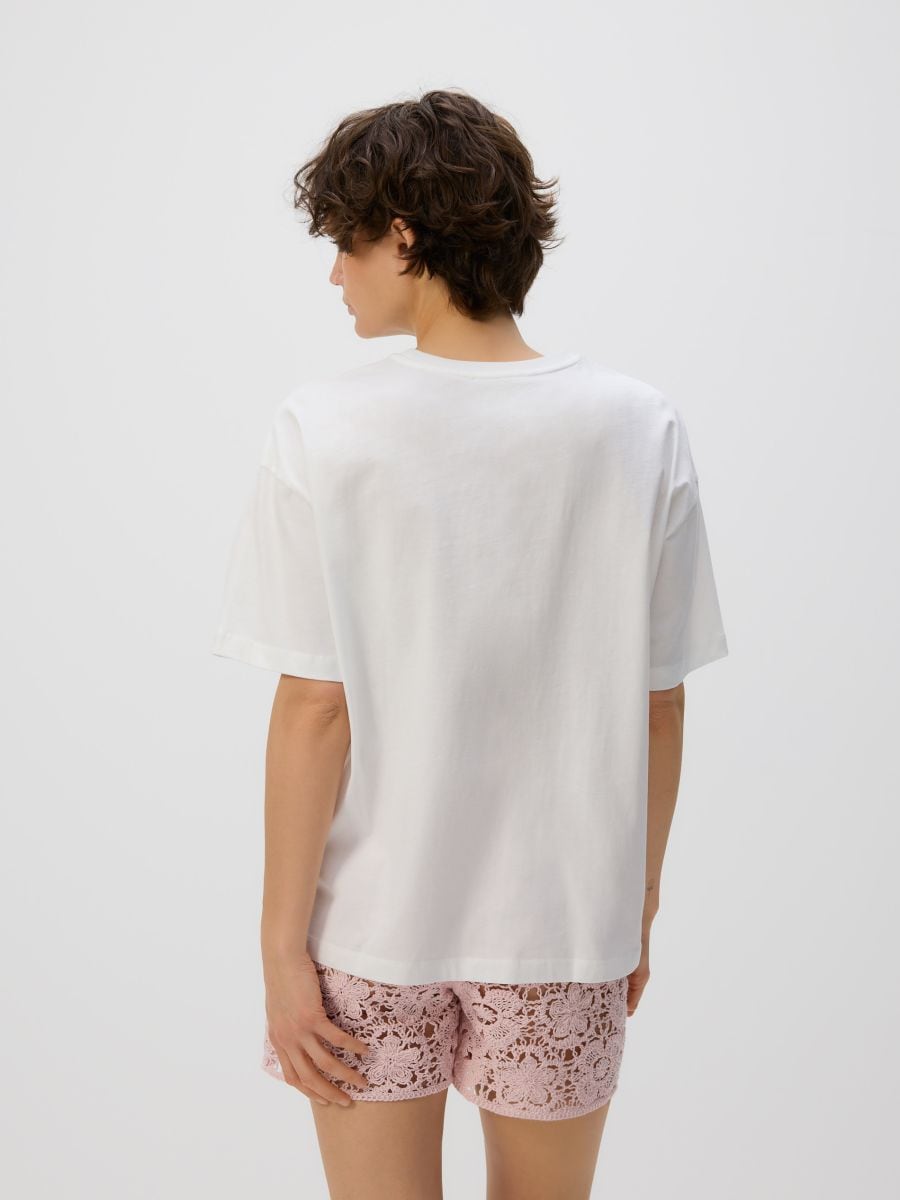 T-shirt with print - cream - RESERVED - 5