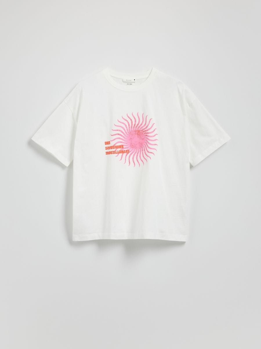 T-shirt with print - cream - RESERVED - 6