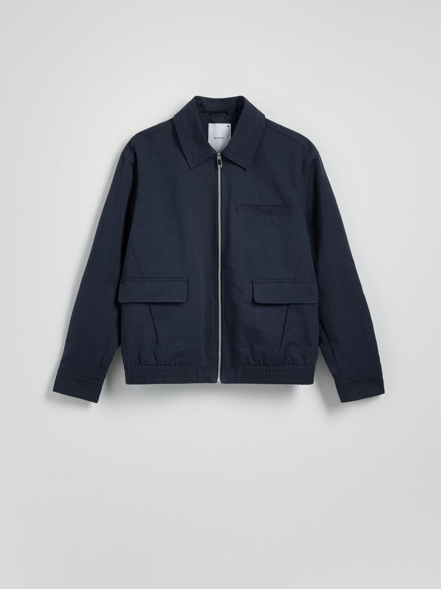 Linen blend jacket - navy - RESERVED - 6