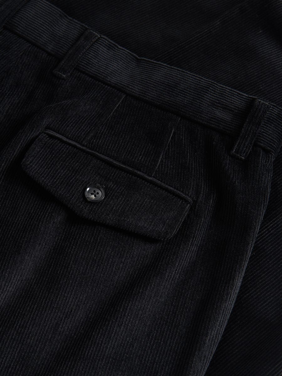 Regular fit chino trousers - black - RESERVED - 2