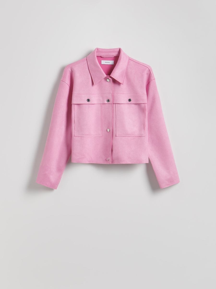 Jacket with collar - orchid - RESERVED - 5