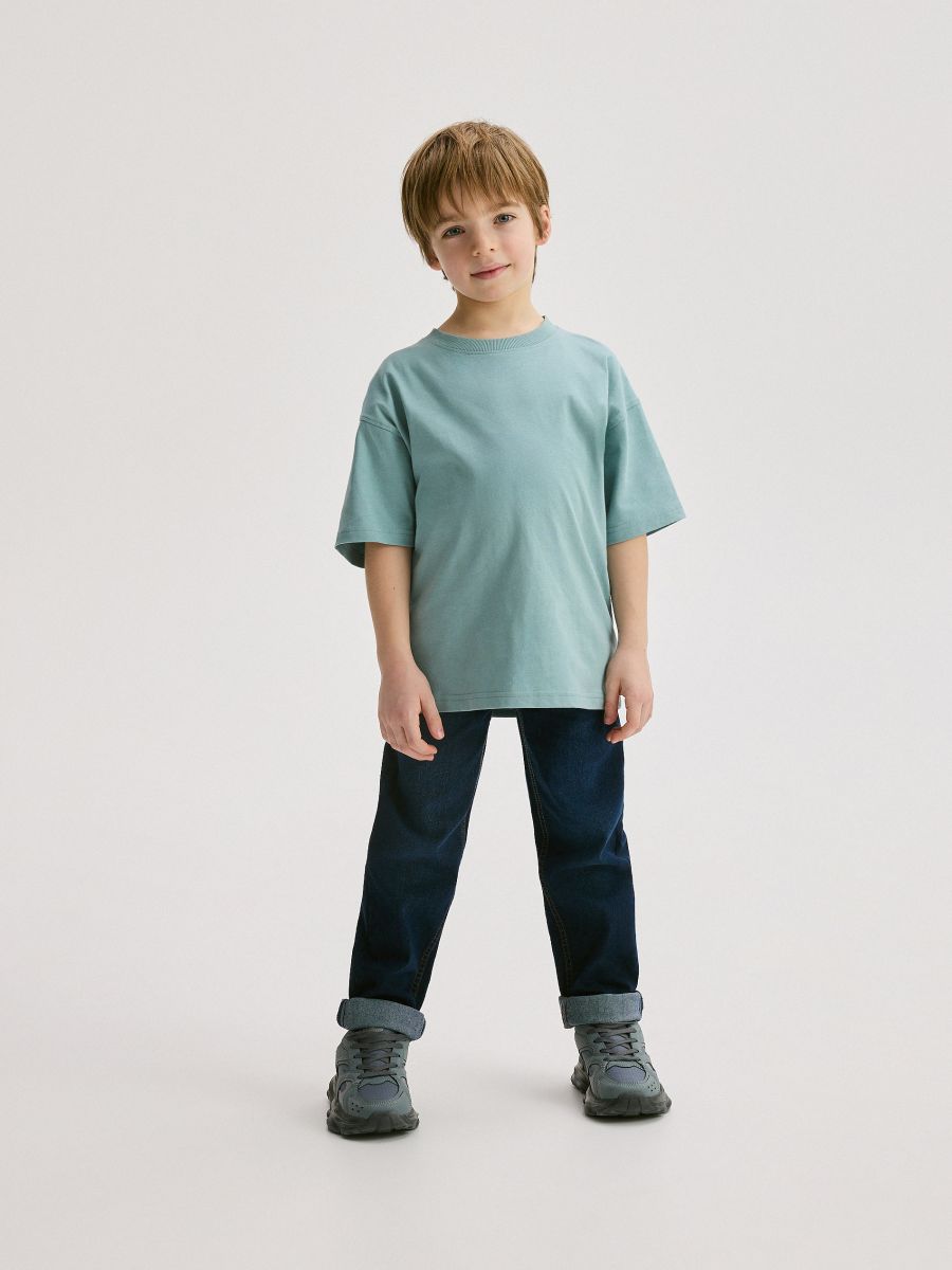 Elastic regular jeans - navy - RESERVED - 4