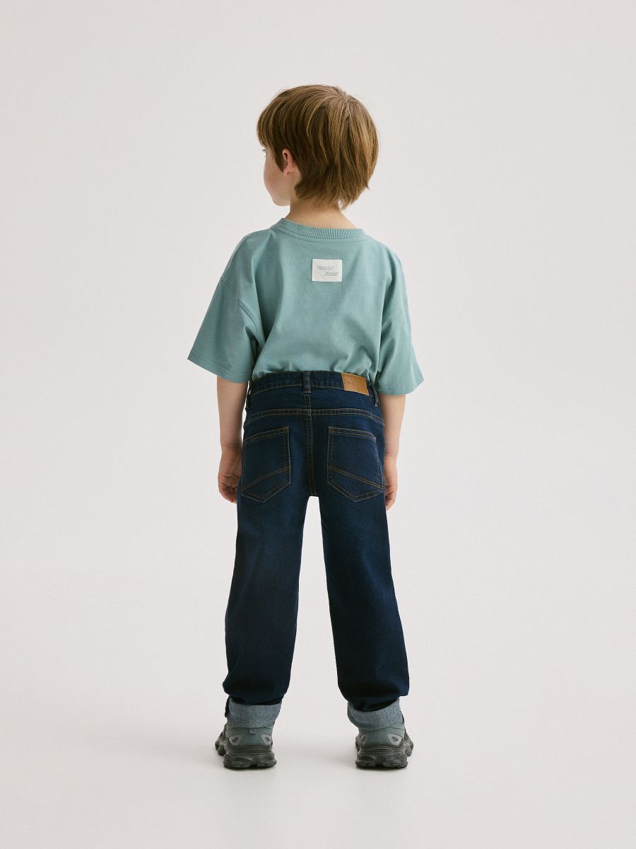 Elastic regular jeans - navy - RESERVED - 5