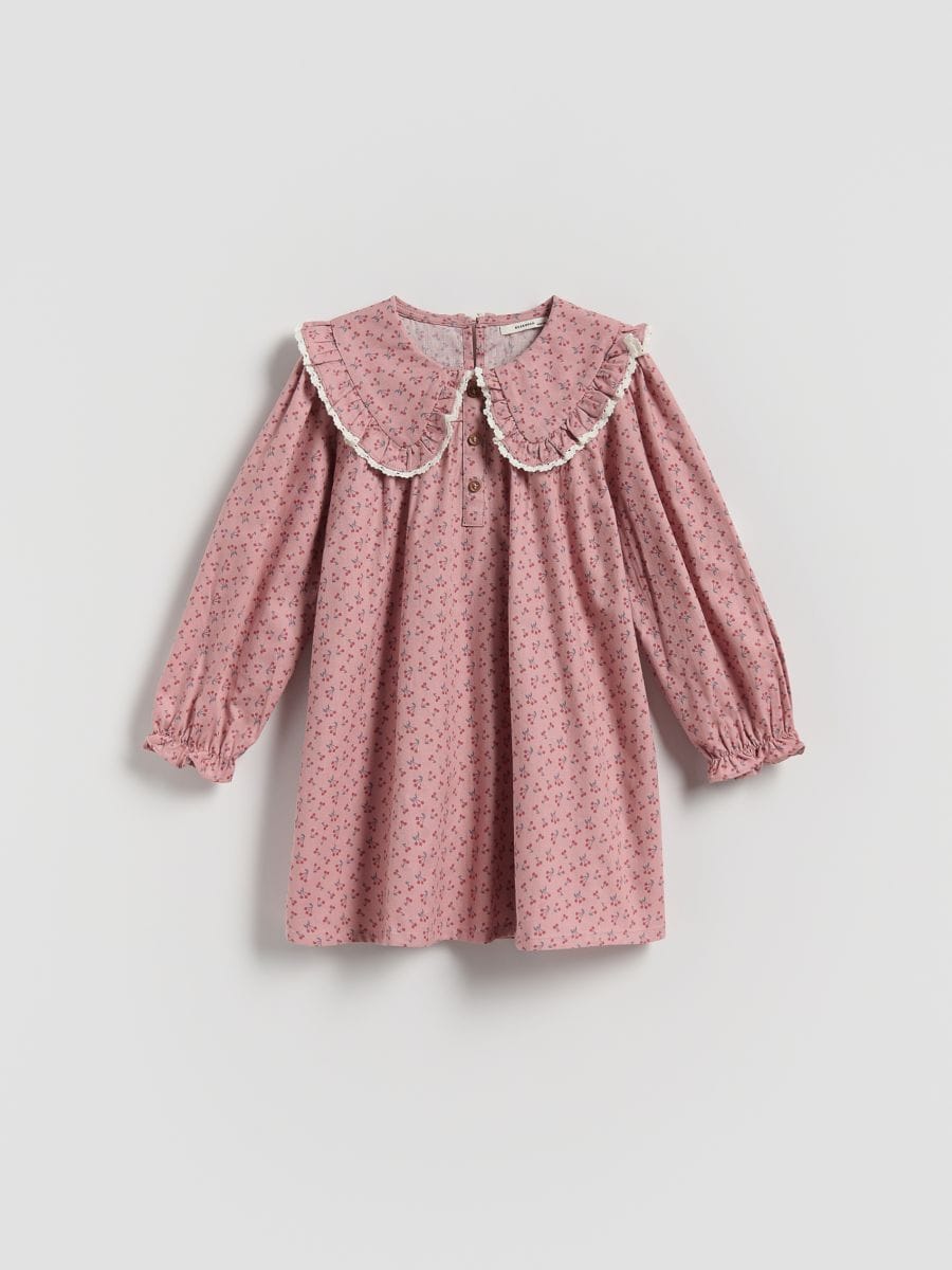 Collar dress - multicolor - RESERVED