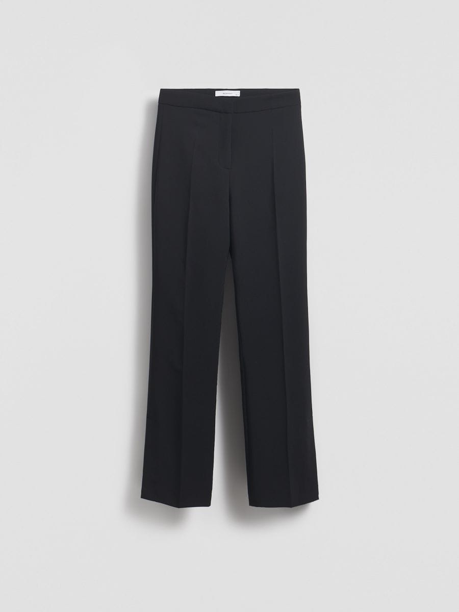 Trousers with pressed crease - black - RESERVED - 4