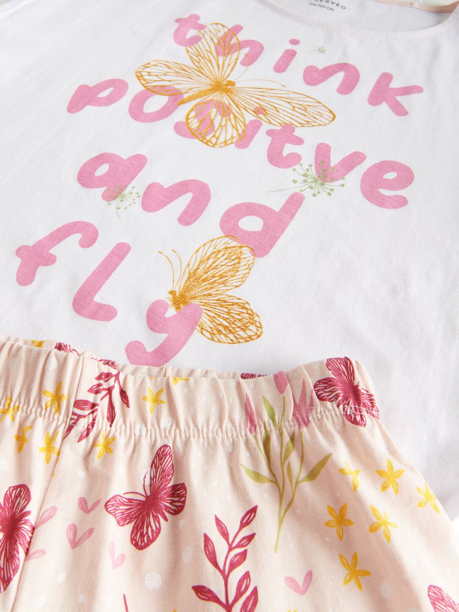 Two piece printed pyjama set - pastel pink - RESERVED - 3