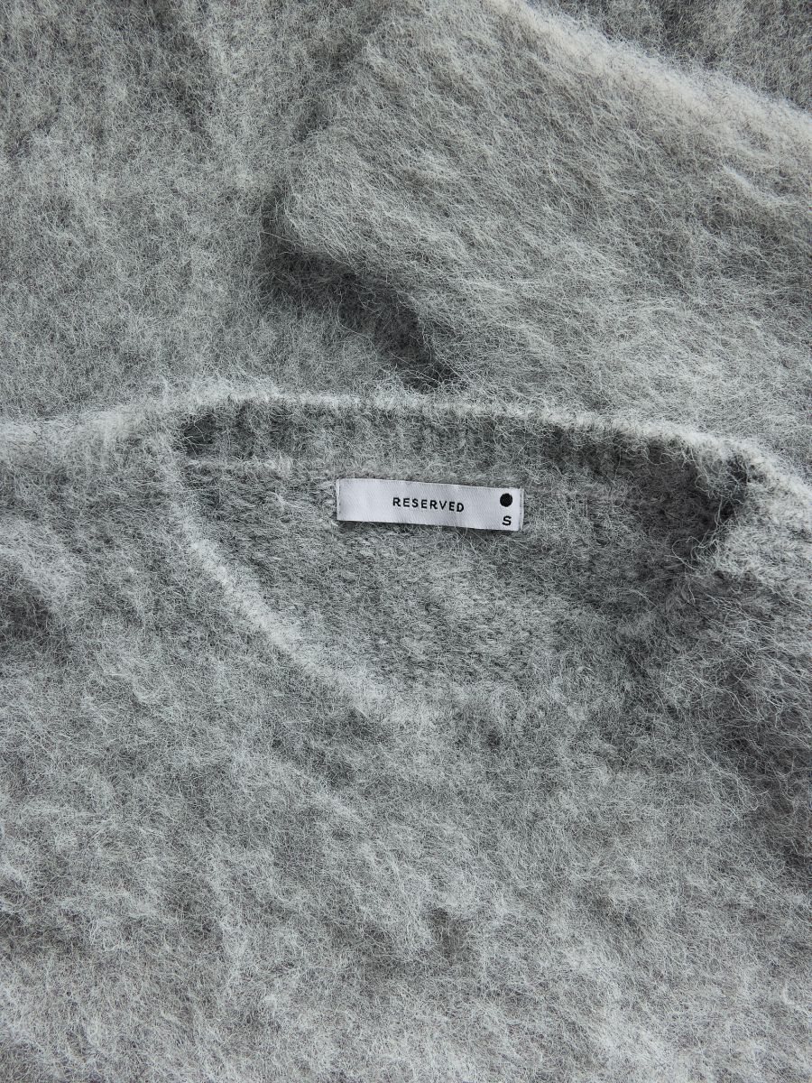 Wool blend jumper - light grey - RESERVED - 5