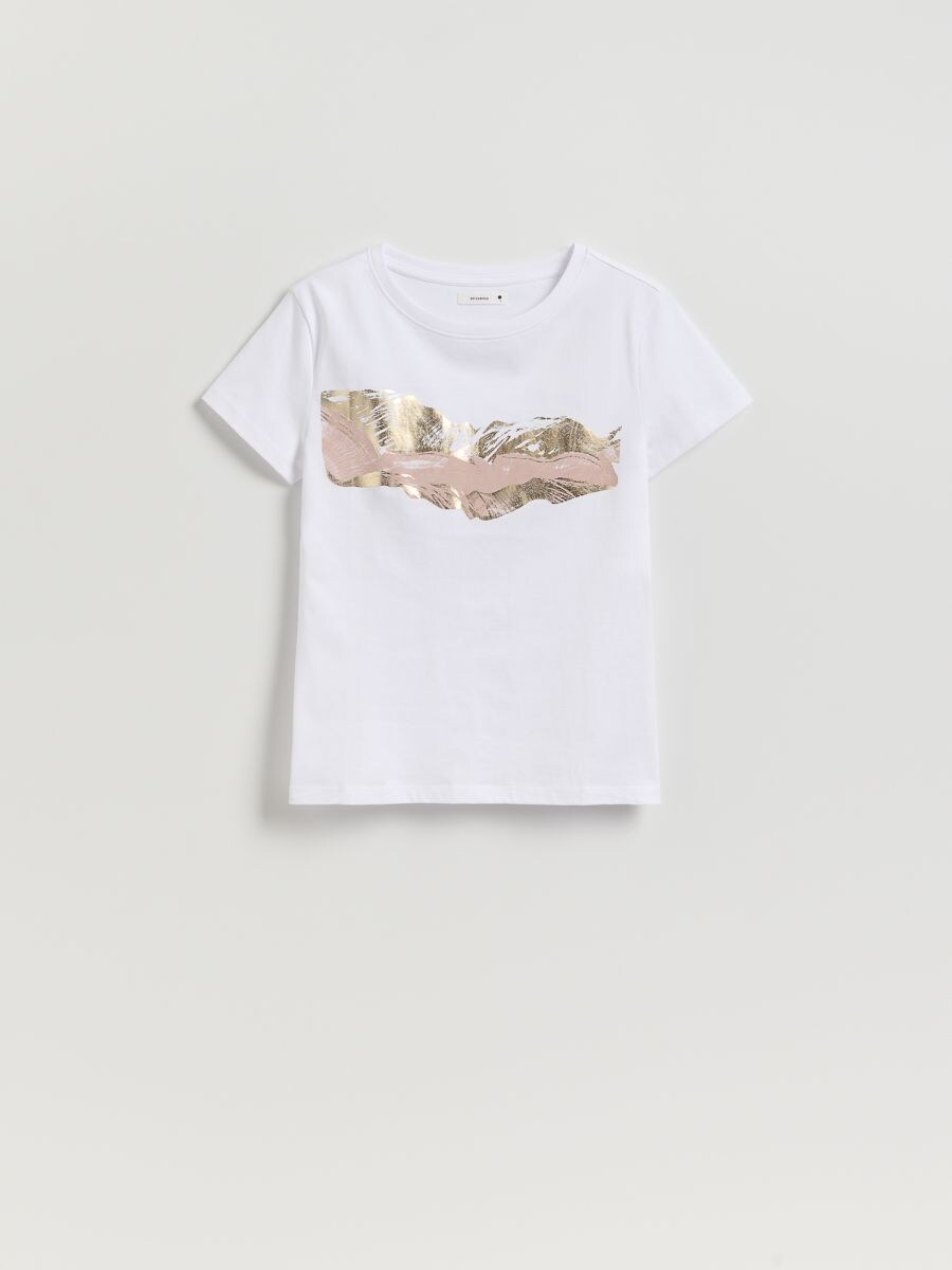 T-shirt with print - white - RESERVED