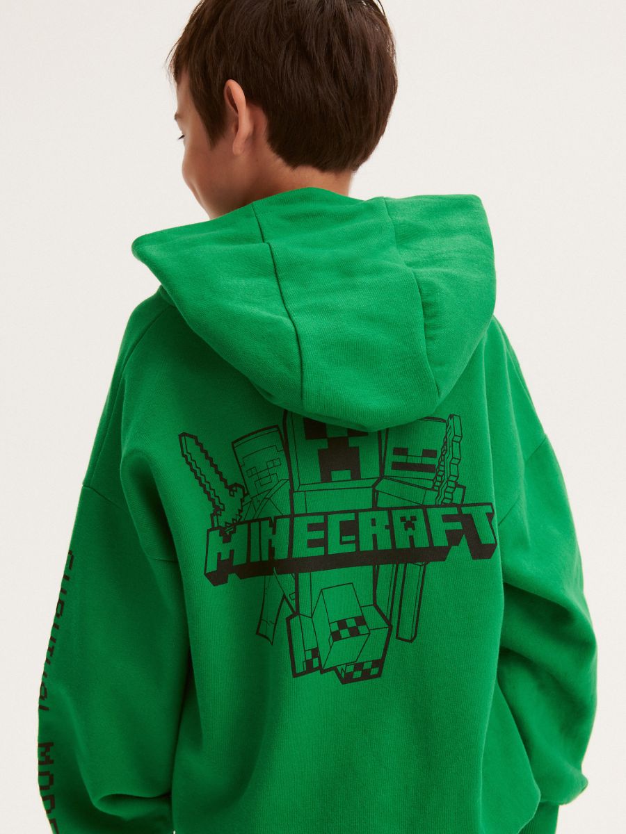 【reserved】 Худі oversize Minecraft Колір зелений - RESERVED - 4811S-77X