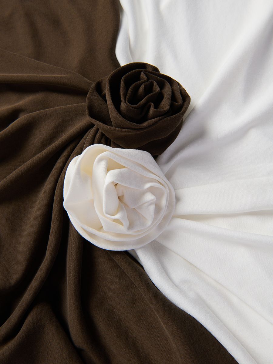 LADIES` BLOUSE - brown - RESERVED - 7