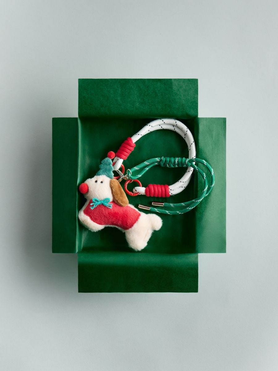 Porte‑clé de Noël - rouge - RESERVED