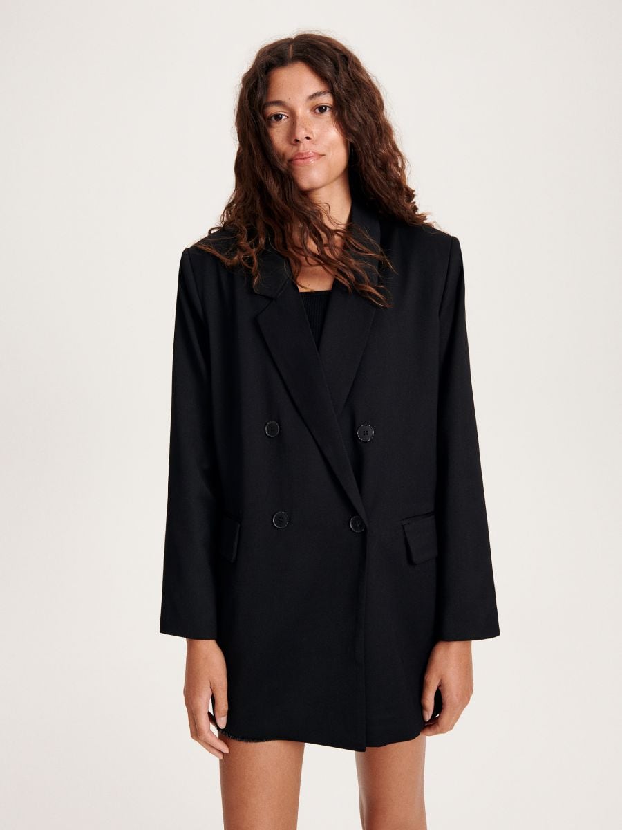 Double-breasted jacket - black - RESERVED - 2