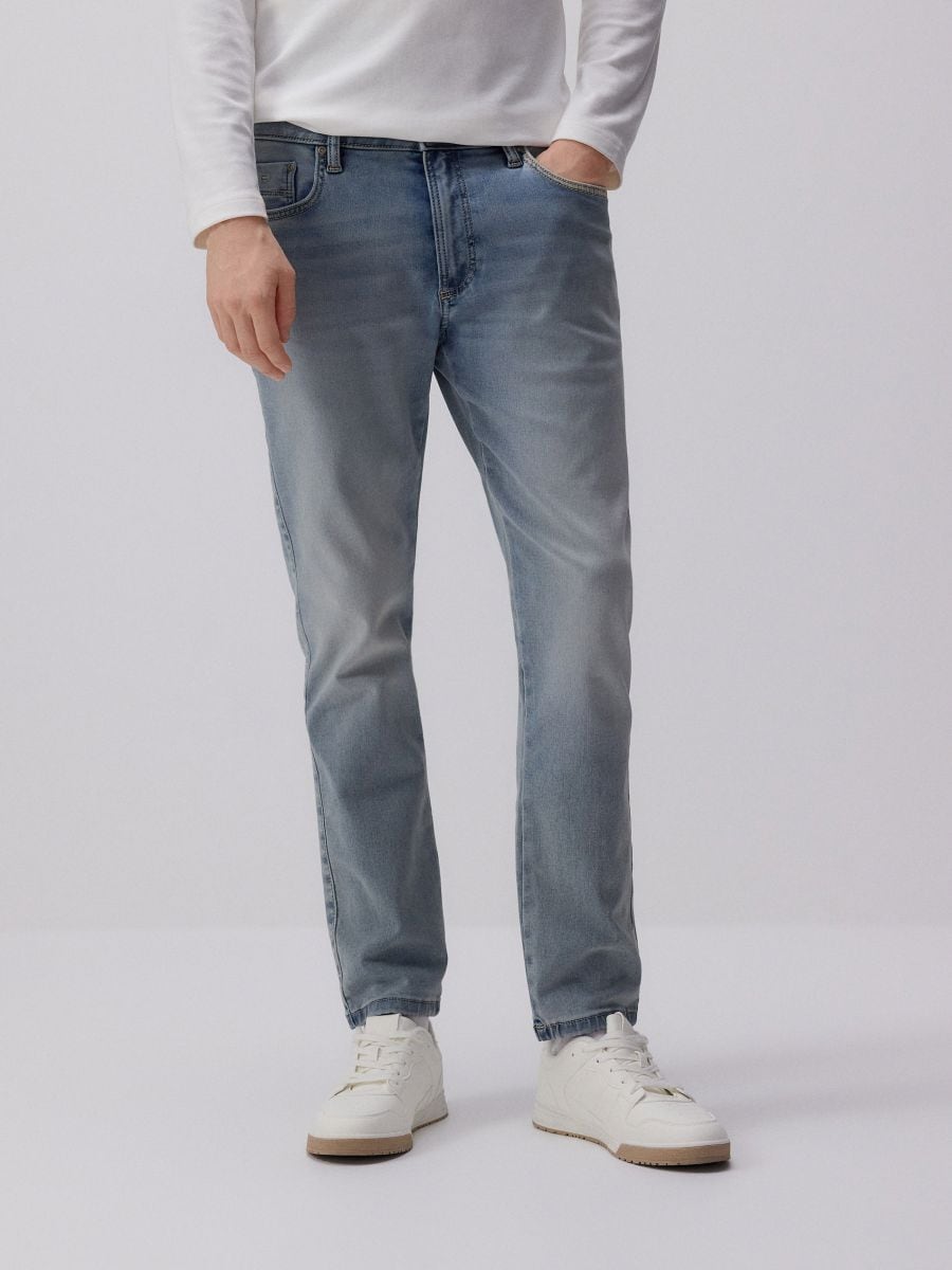 Jeansy slim fit - niebieski - RESERVED
