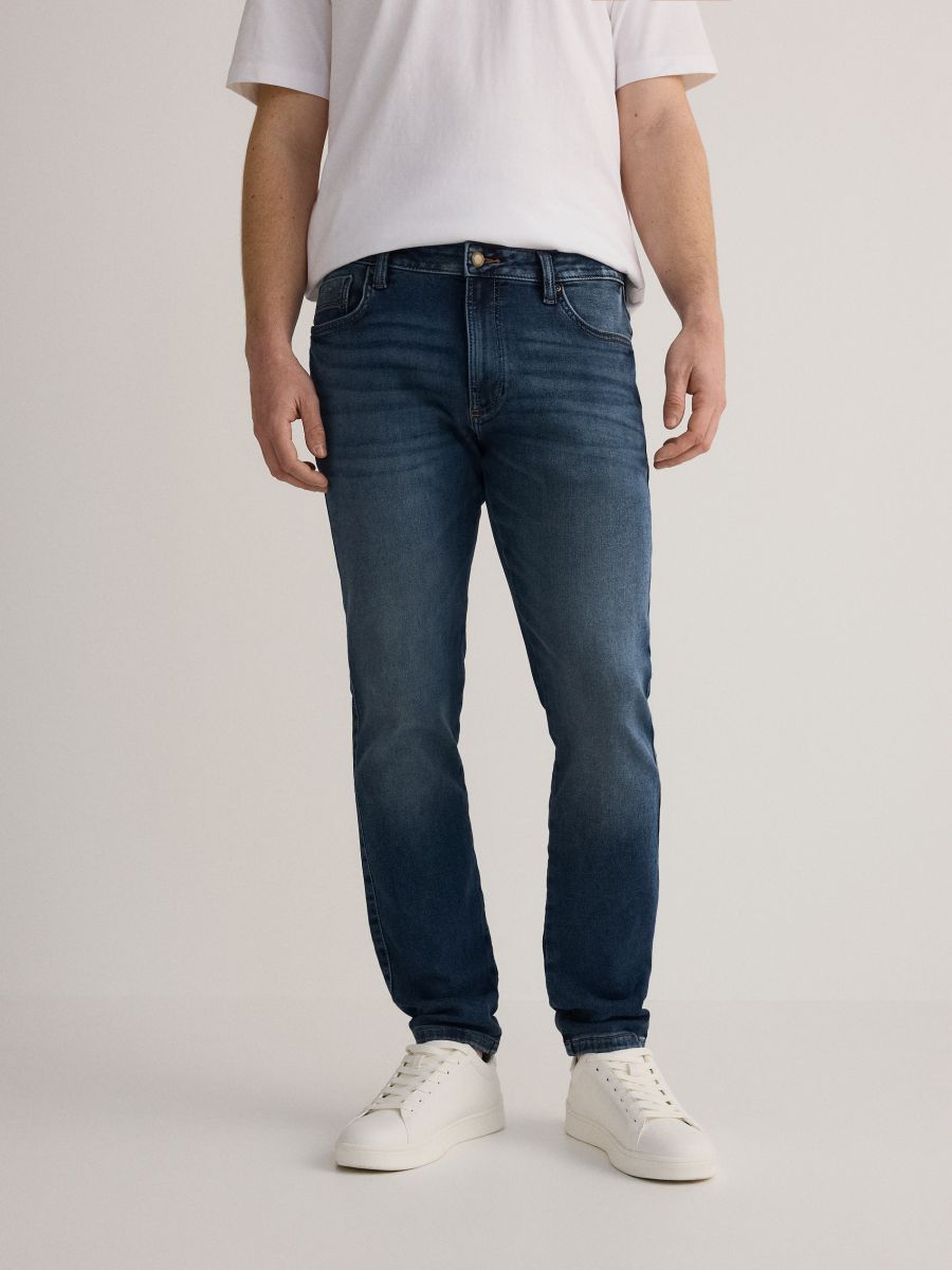 Jeans i slim fit - BLÅ JEANS - RESERVED - 2