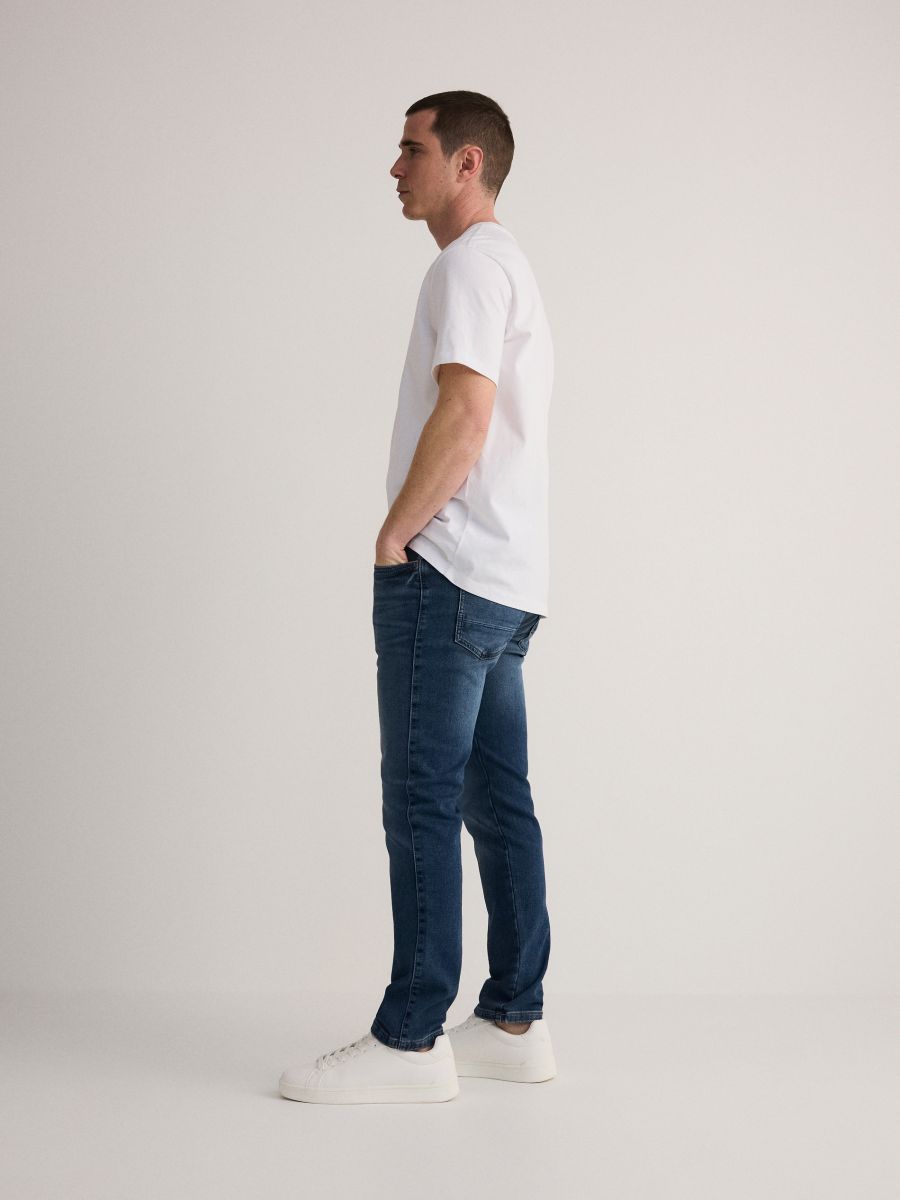 Jeans i slim fit - BLÅ JEANS - RESERVED - 4