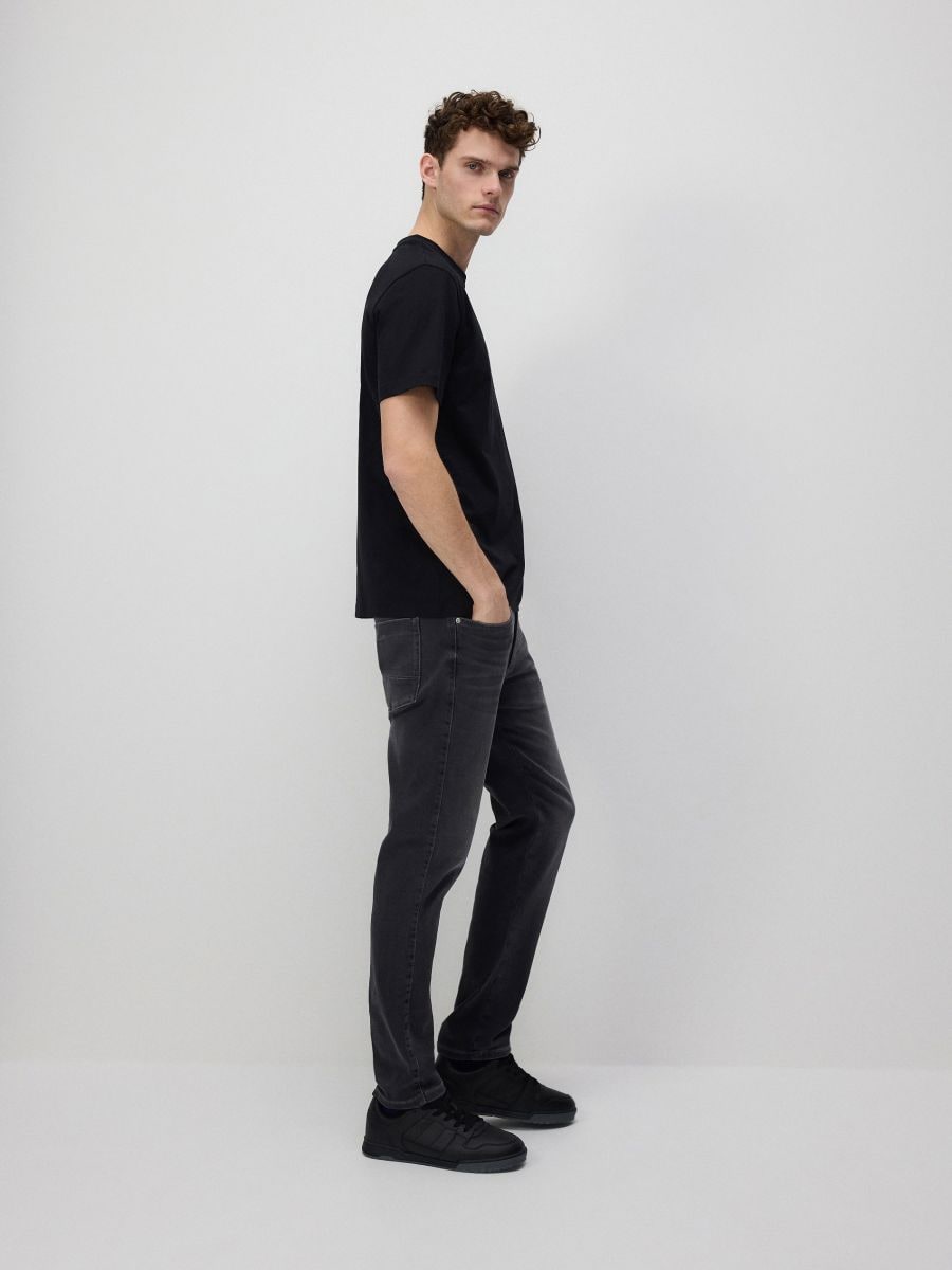 Slim fit jeans - grey - RESERVED