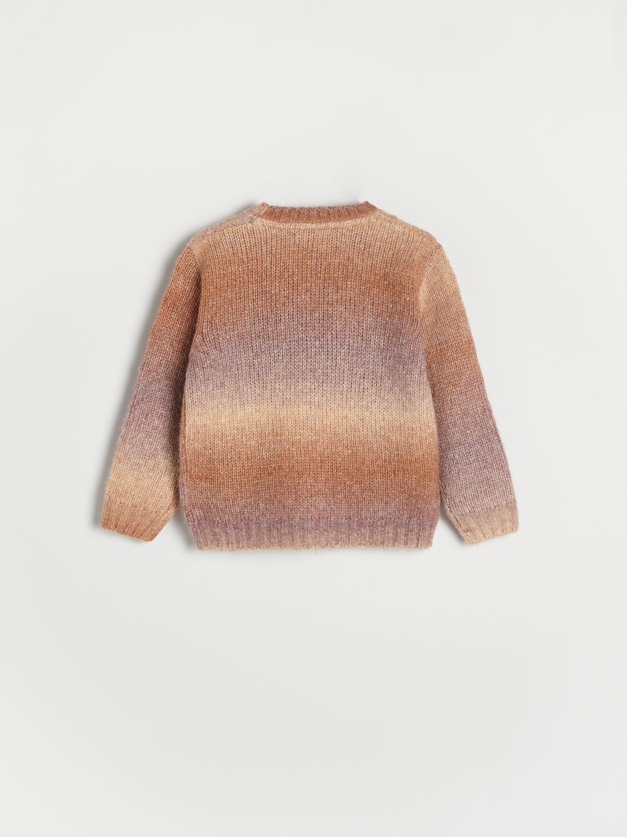 Cardigan with pockets - golden brown - RESERVED - 2