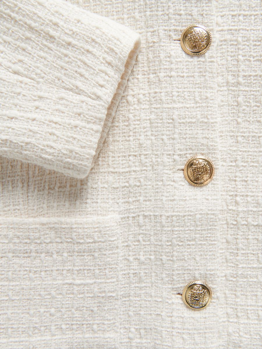 Blazer with gold tone buttons - white - RESERVED - 3