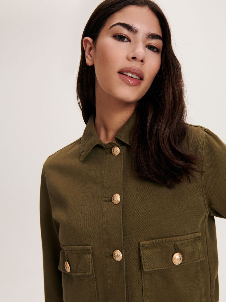 Jacket with pockets - green - RESERVED - 2