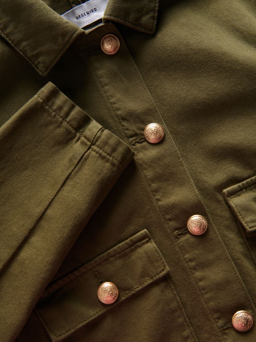 Jacket with pockets - green - RESERVED - 5