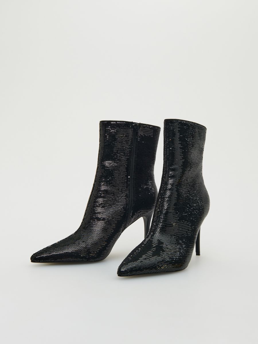 LADIES` ANKLE BOOTS - black - RESERVED - 2