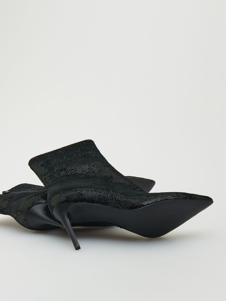 LADIES` ANKLE BOOTS - black - RESERVED - 4