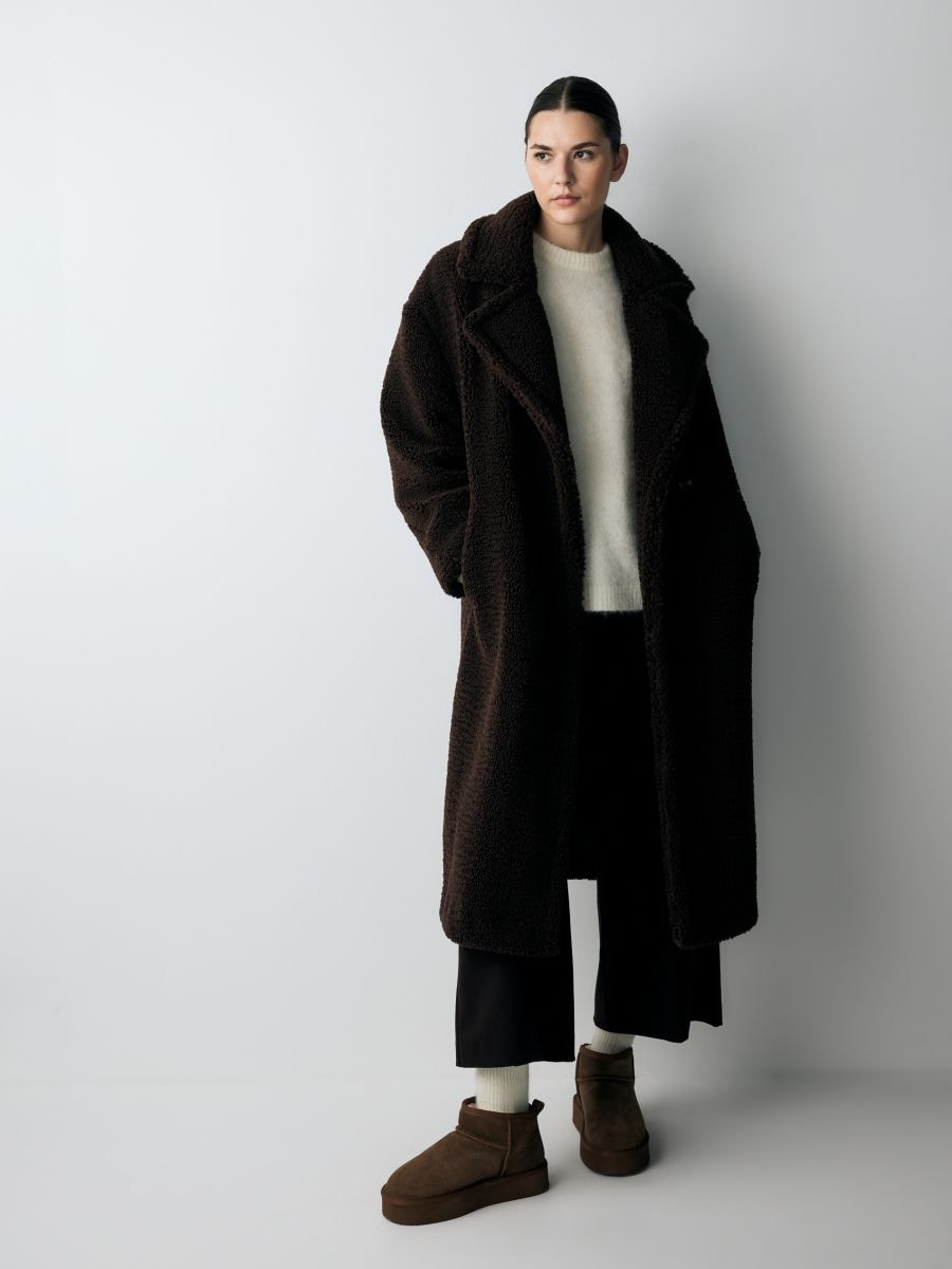 Platform leather snow boots - brown - RESERVED - 6