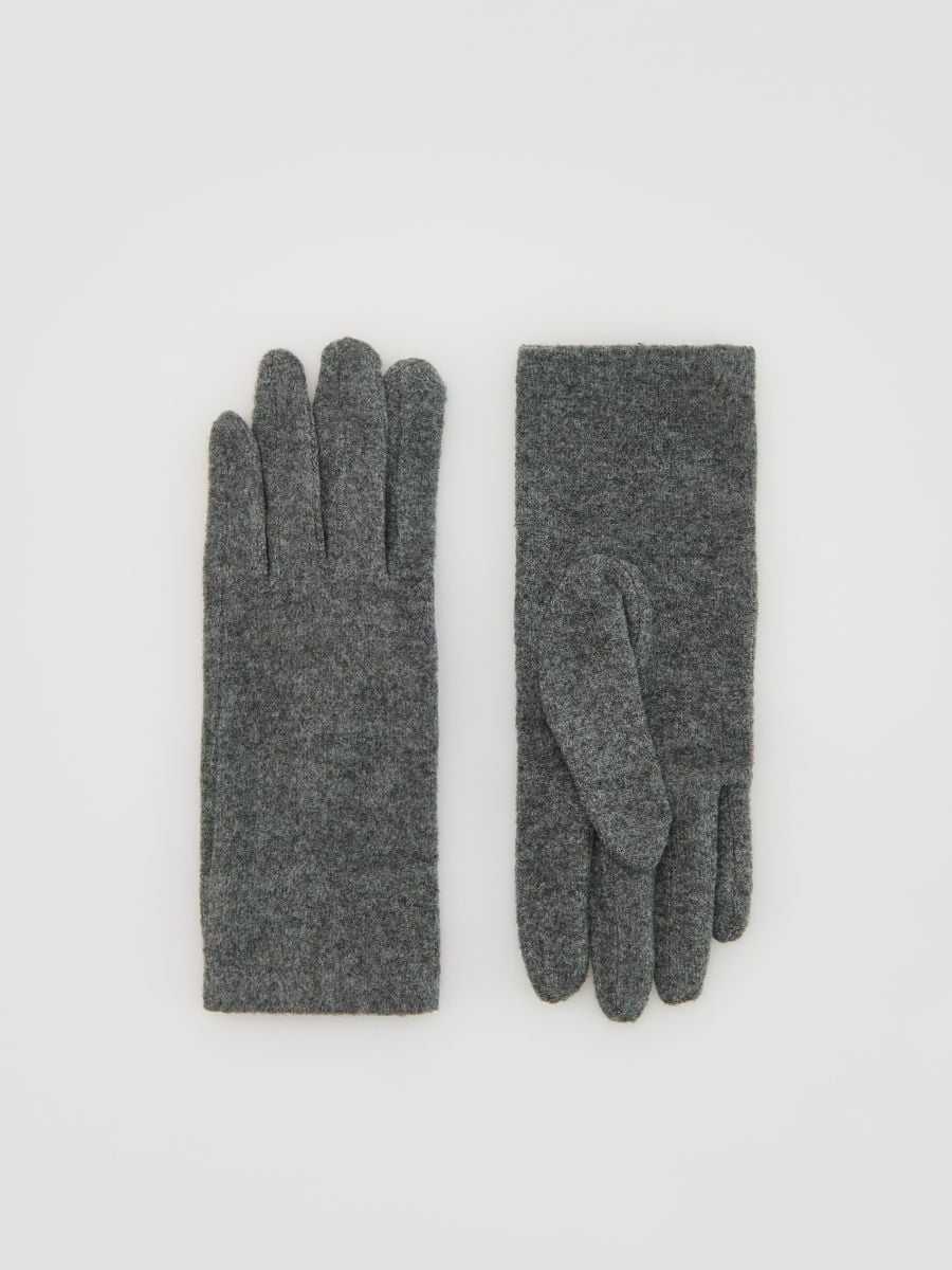 Gants simples - gris acier - RESERVED