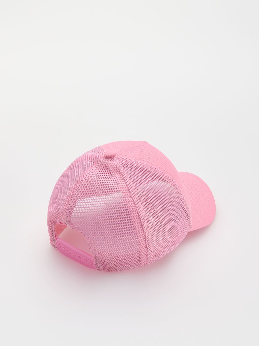 Cap with appliqué - pastel pink - RESERVED - 2