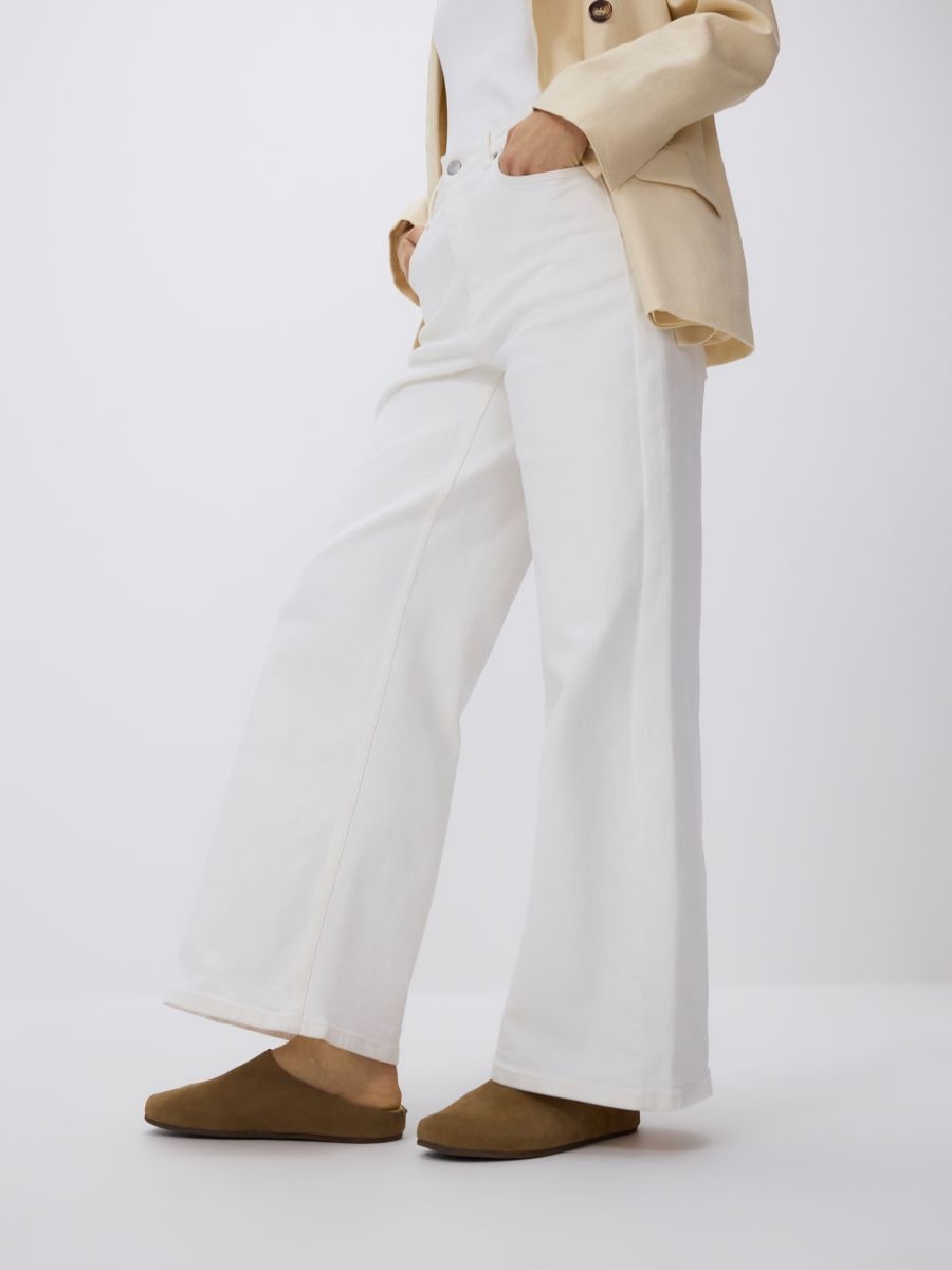Suede mule shoes - beige - RESERVED - 2