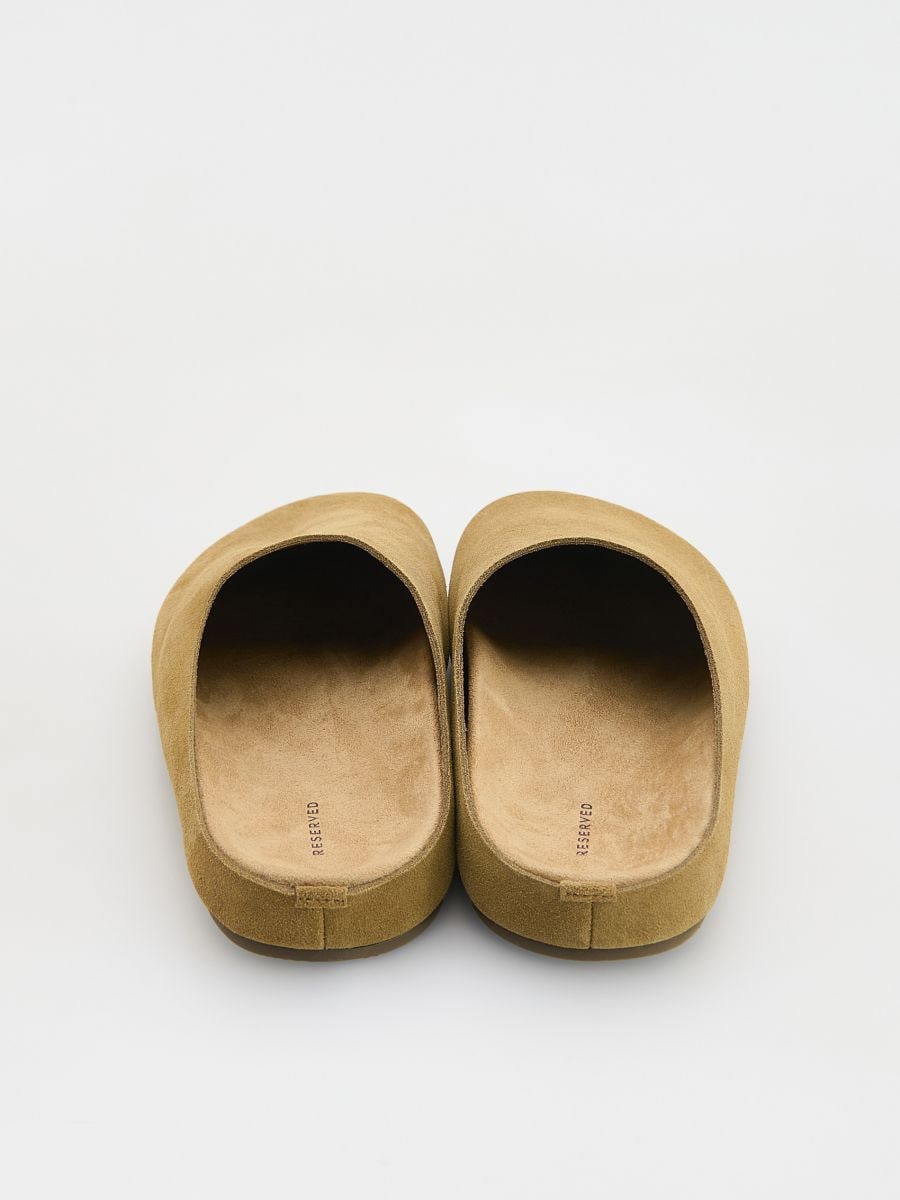 Suede mule shoes - beige - RESERVED - 5