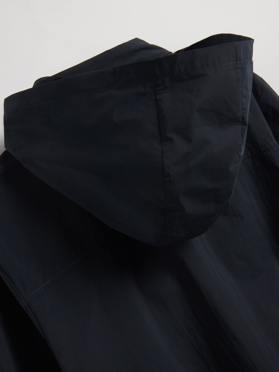Concealable hood jacket - navy - RESERVED - 6