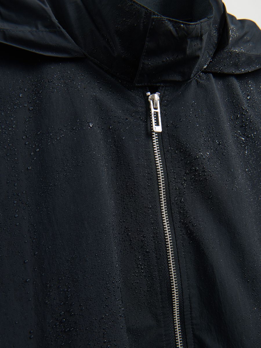 Concealable hood jacket - navy - RESERVED - 7