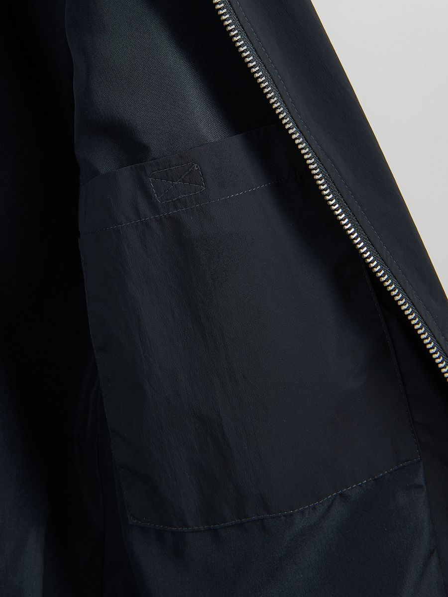 Concealable hood jacket - navy - RESERVED - 8