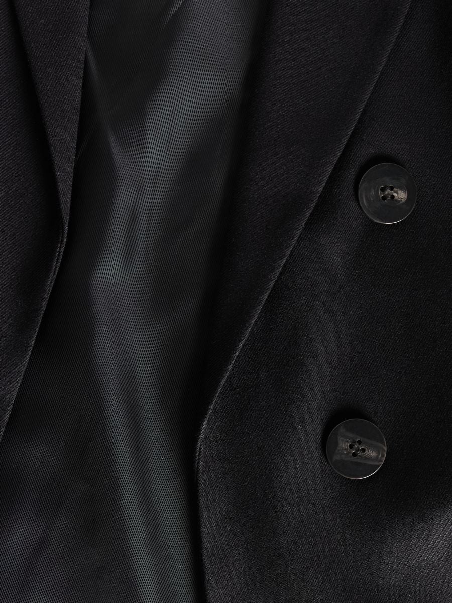Blazer cu adaos de viscoză - negru - RESERVED - 5