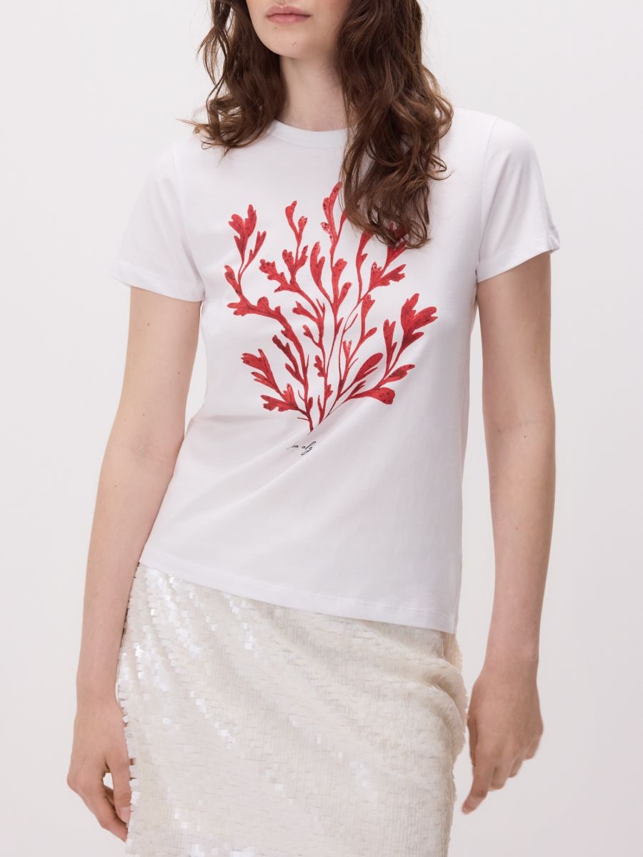 T-shirt with print - white - RESERVED - 5
