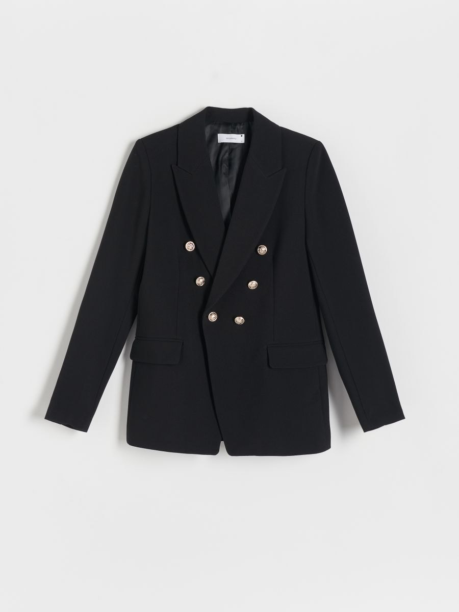 Blazer with decorative buttons - black - RESERVED - 4